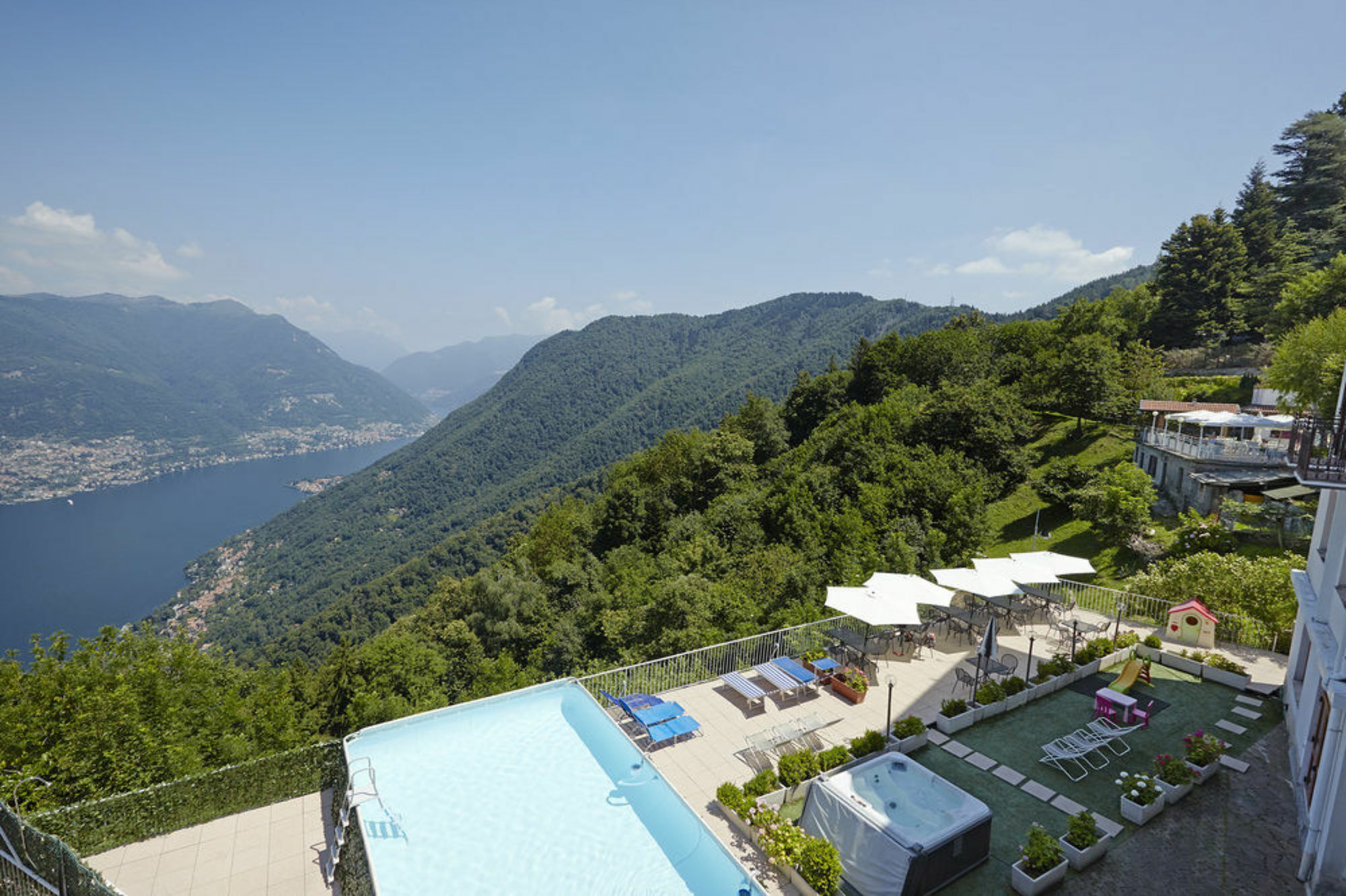 Hotel Paradiso Como Brunate Exterior photo